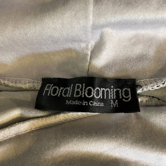 SOFT and SILKY Pajama Pants Medium Black & White Polka Dot Drawstring Comfy - Picture 2 of 2